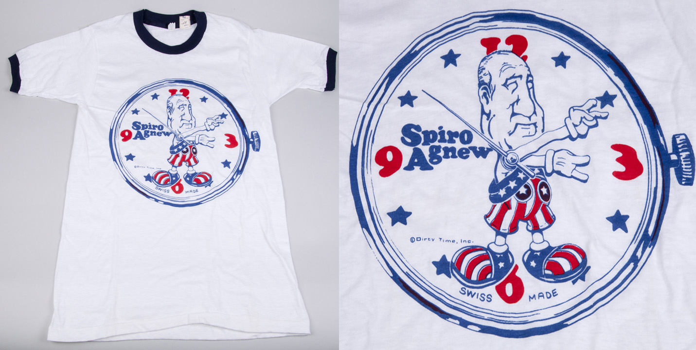 2007.8.1 Spiro Agnew T-Shirt. 1970.