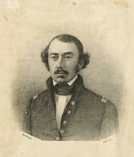 Plumbeotype of Lieutenant Colonel William H. Watson, undated. CC2873, Works on Paper, MdHS.