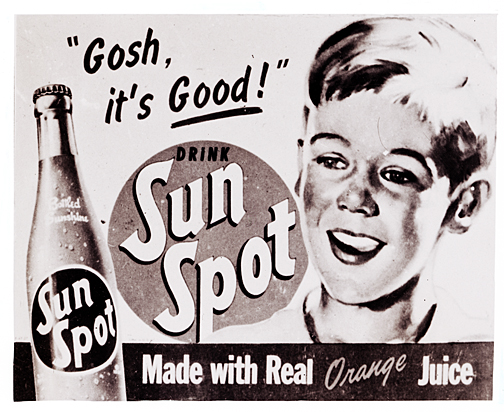 Sun Spot Advertisement, 1949, Hughes Company, MdHS, PP30.254-49.