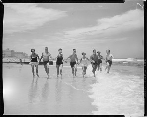 Fun at the Beach. Beach Scene, Ocean City, Md, Robert Kniesche, not dated, PP79.754, MdHS