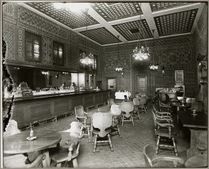 SVF Baltimore Hotels Inns & Taverns Belvedere Hotel 1934 Interiors Barroom 2, Unknown photographer, MdHS.