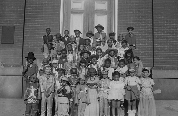 Halloween Costumes, circa 1953, Paul Henderson, HEN.00.A2.221, MdHS.