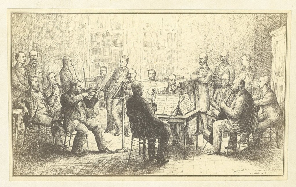 A Quartette, 1878, Adalbert Johann Volck, Adalbert Johann Vocl Photographic Collection, PP248.57, MdHS.