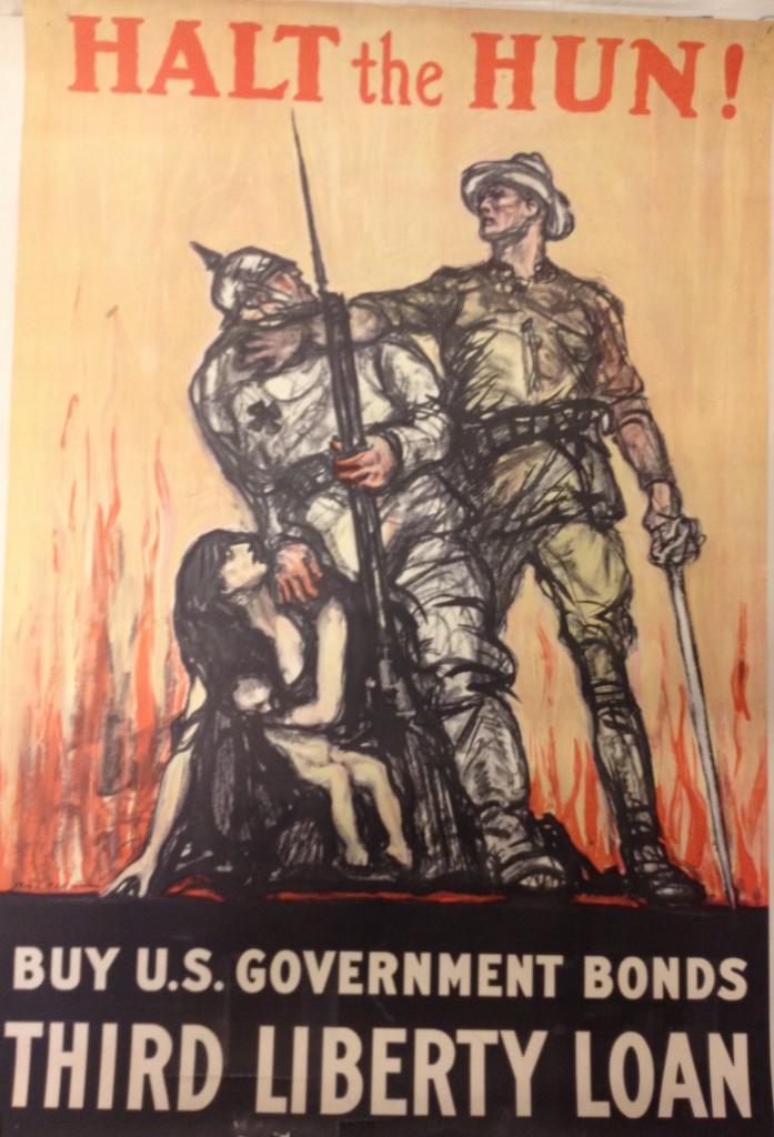 Halt the Hun! Buy U.S. Government Bonds, Third Liberty Loan, ca 1917-1918, Poster Collection, MdHS.