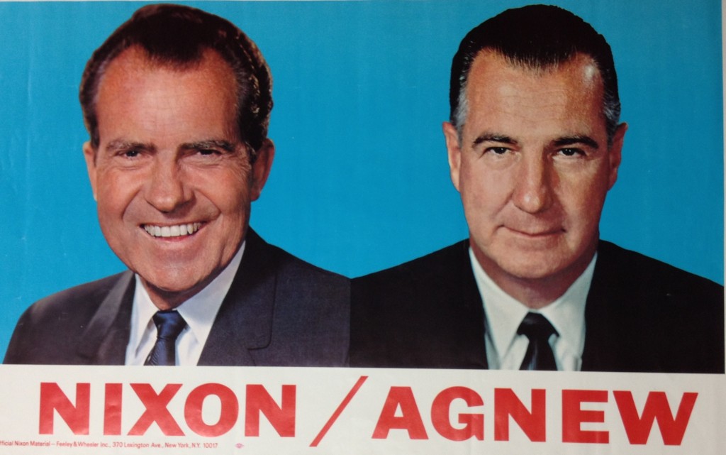 Nixon/Agnew Campaign Poster, 1968, Poster Collection, MdHS.