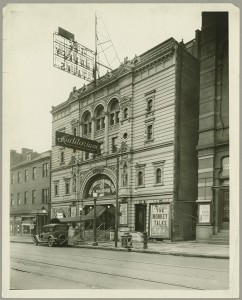 Auditorium Theatre, 516 North Howard Street, Ca. 1925, 1994.42.042, MdHS.