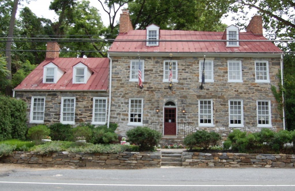 The Milton Inn, or as in was known in Booth's time, the Milton Academy. The Inn now operates as a restaurant at 14833 York Road in Sparks, Maryland. Photograph by author.