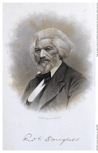 Frederick Douglass. Frontispiece from "Life an Times of Frederick Douglass," 1884.