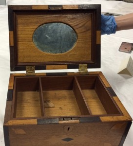 Edwin Booth's Theatrical Makeup Box. Museum Collection,1970.86.2, MdHS.