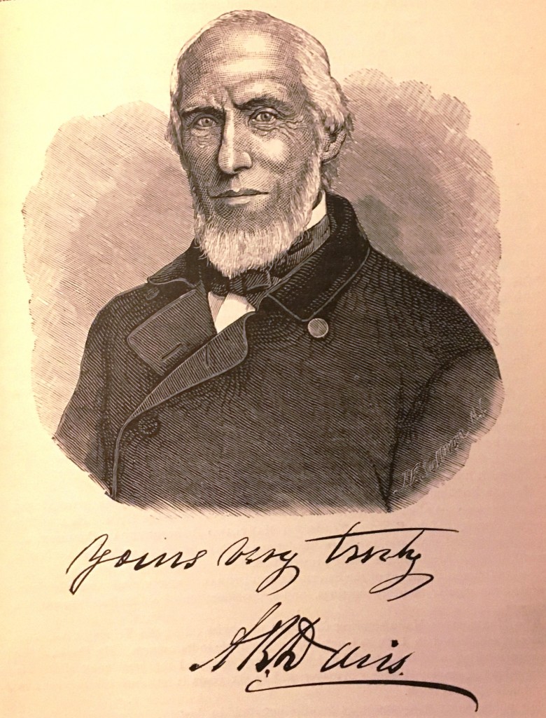 A portrait of Allen Bowie Davis. From The Monumental City, It's Past History and Present Resources, by George W. Howard (REFERENCE PHOTO).