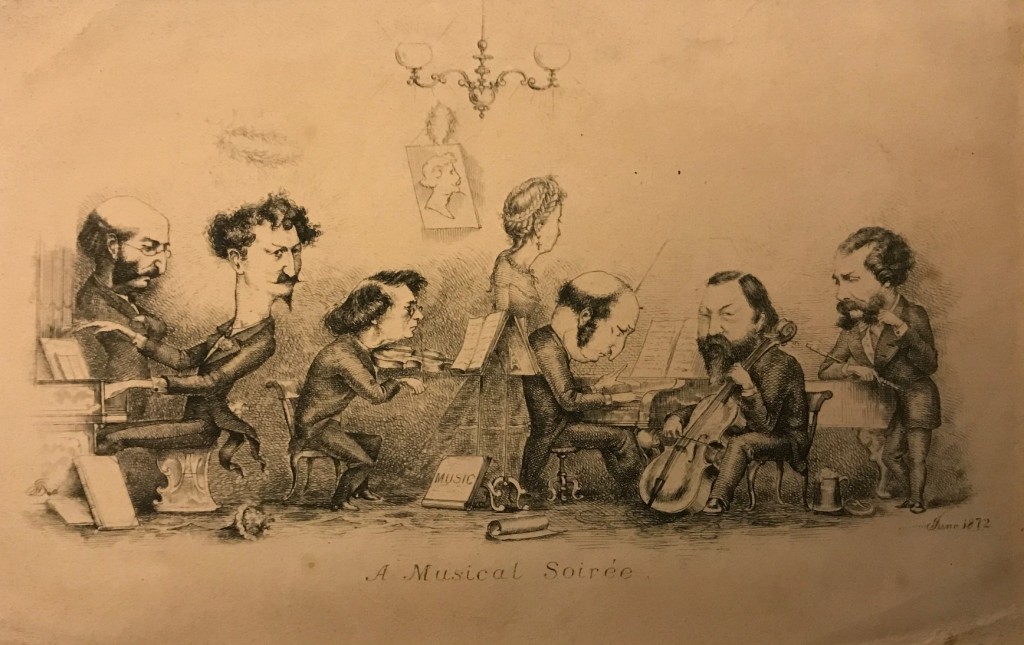 "A Musical Soiree, The Wednesday Club, 1872, unidentified artist, PP248.68, MdHS (reference photo).