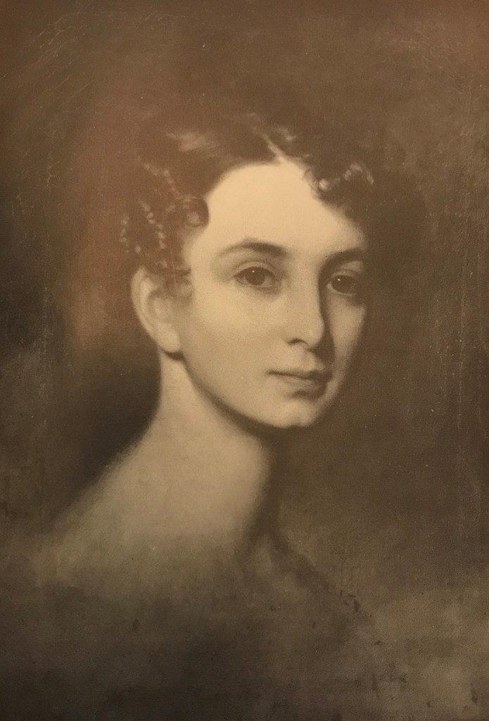 Elizabeth Gray Kennedy in 1835. From the book, John Pendleton Kennedy, Gentleman from Baltimore, by Charles H. Boehner, 1961.