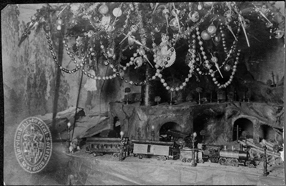 Christmas Garden Views. Unidentified photographer, c.1900. Subject Vertical File, MdHS.
