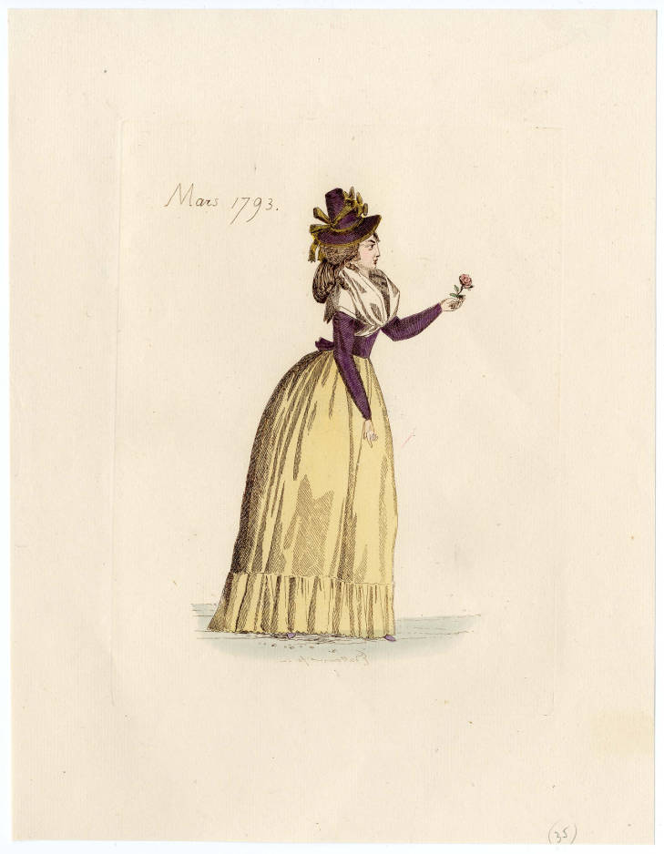 Bức tranh thời trang nữ 1790 - 1799