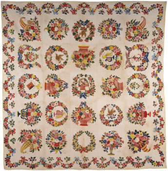 Baltimore Album Quilt, Attributed to Mary Simon