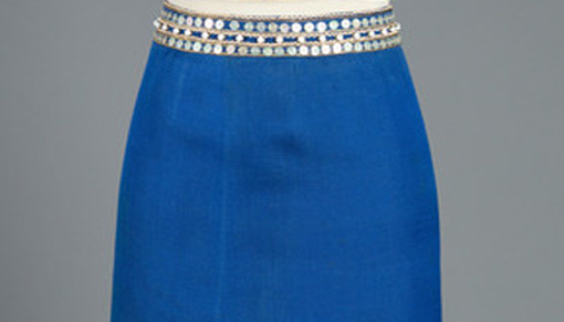 Blue Duchess of Windsor dress bottom